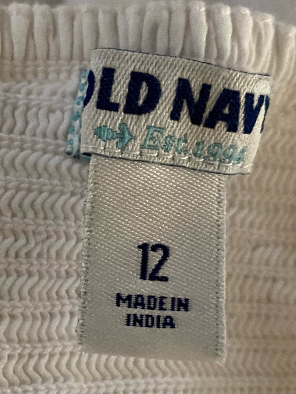 Old Navy Strapless White Eyelet Sundress size 12 - Picture 10 of 12